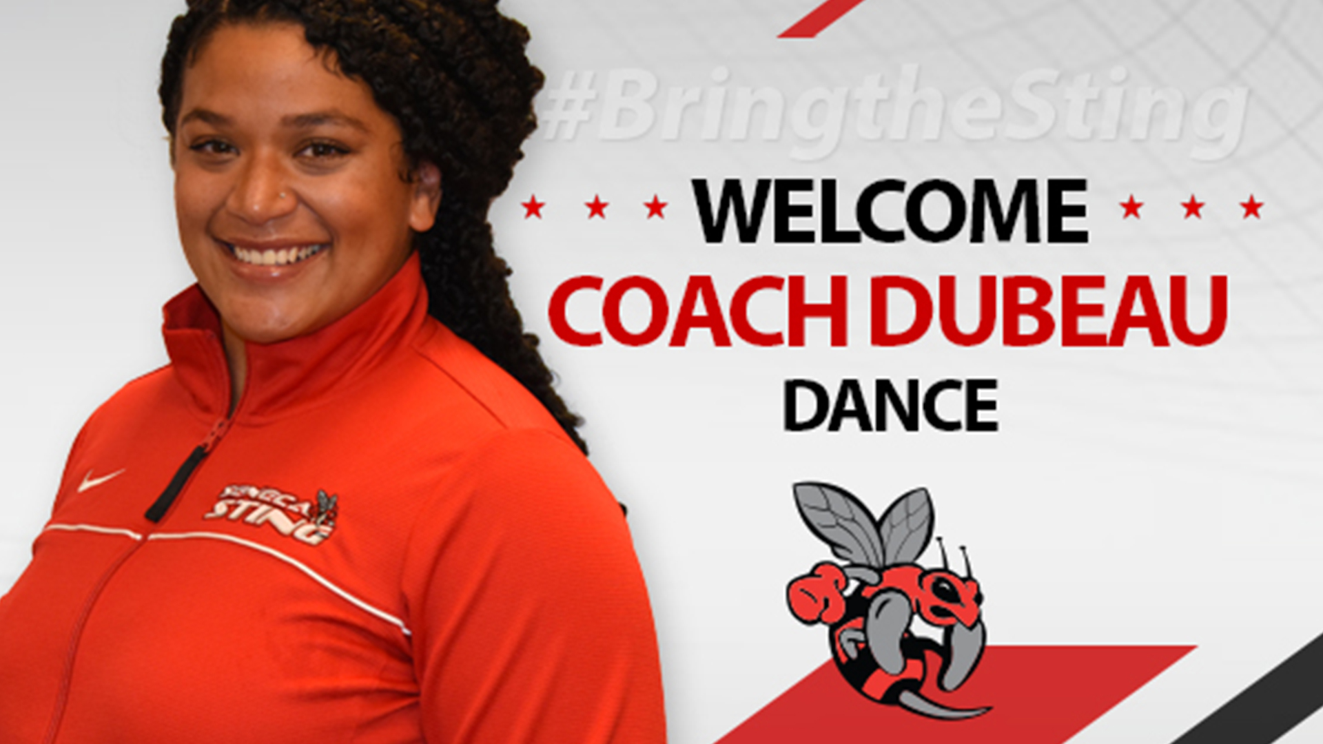 Sting Welcome Dubeau to Lead Dance Team
